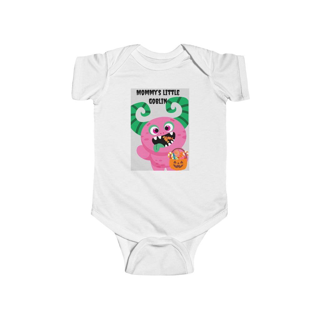 Mommy's Little Goblin Infant Bodysuit, Cute Baby Costume, Halloween Outfit, Gift for New Moms, Funny Baby Clothes