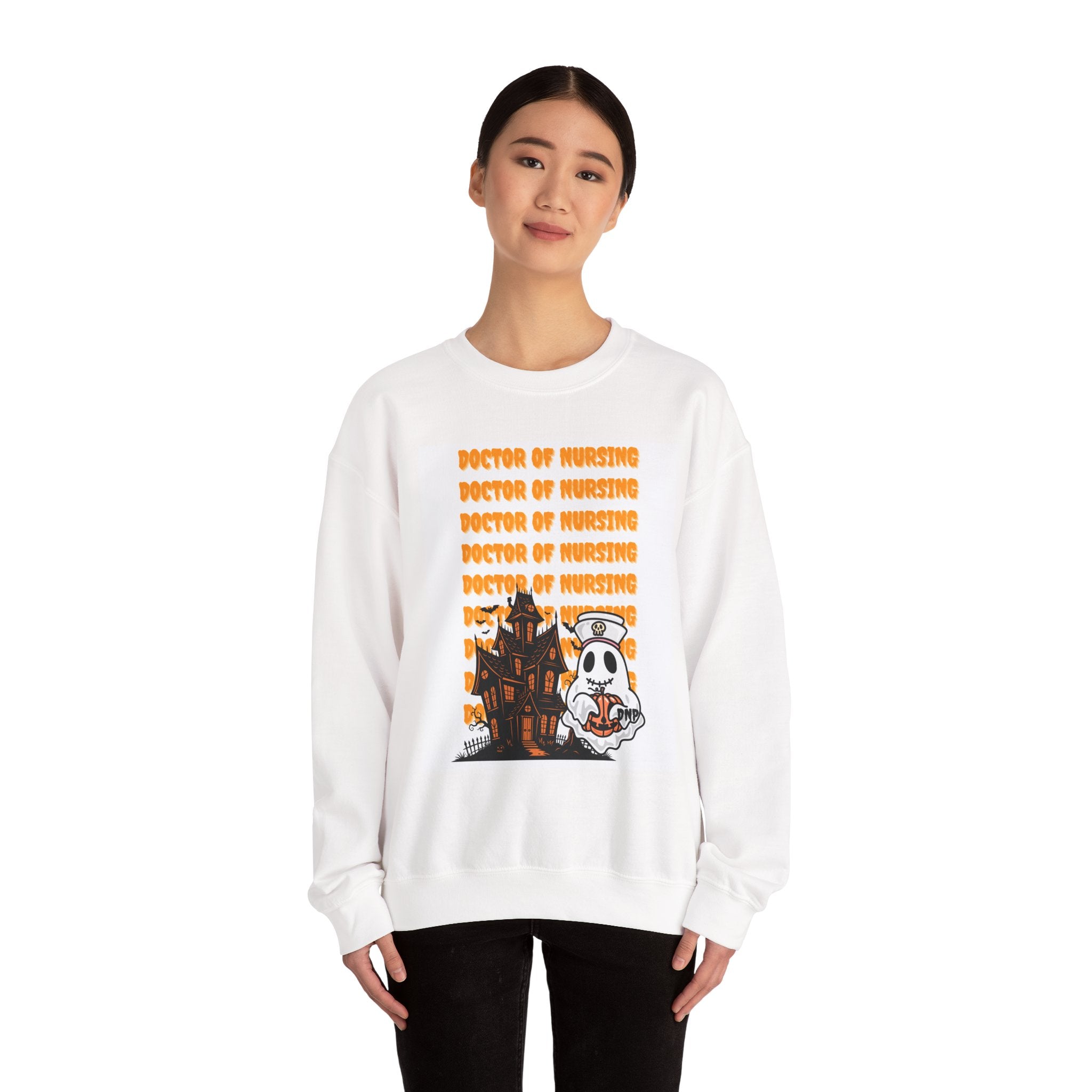 Halloween Doctor of Nursing Sweatshirt | Unisex Crewneck | Perfect for Nurses | Spooky Season Gift | Trick or Treat Apparel | Fall Fashion